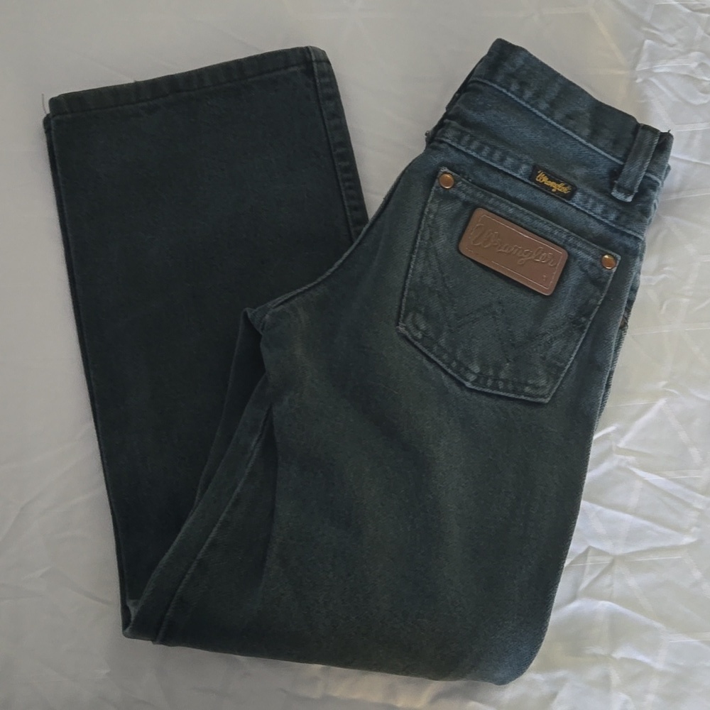 Wrangler jeans, green, 10 reg